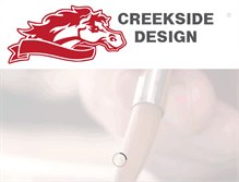 Tablet Screenshot of creeksidedesign.com